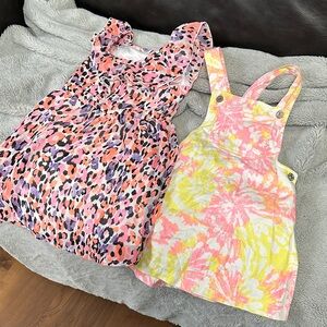 Colorful Leopard and Tie-Dye Dresses